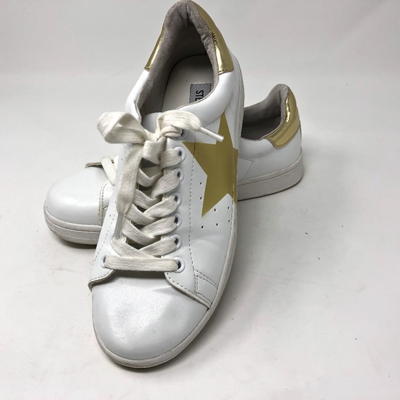 steve madden gold star sneakers